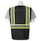 Deltaplus S863C Mesh Safety Vest, Contrasting Tape, 3 pkts, MD 63331 - alternate 3